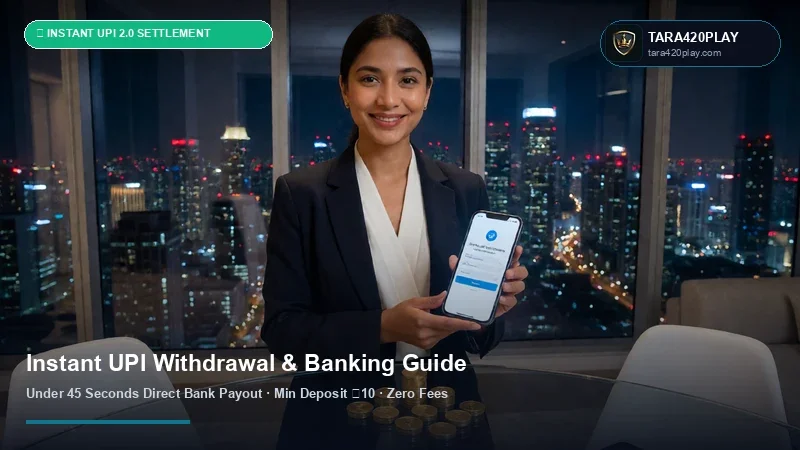 TARA420PLAY Instant UPI Withdrawal & ₹100 INR Deposit Tutorial